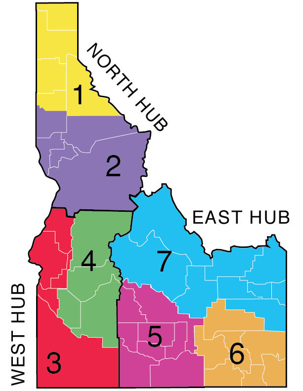 Fostering regions across Idaho