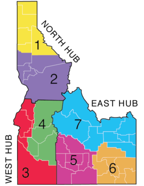 Fostering Idaho Department Health Welfare Regions